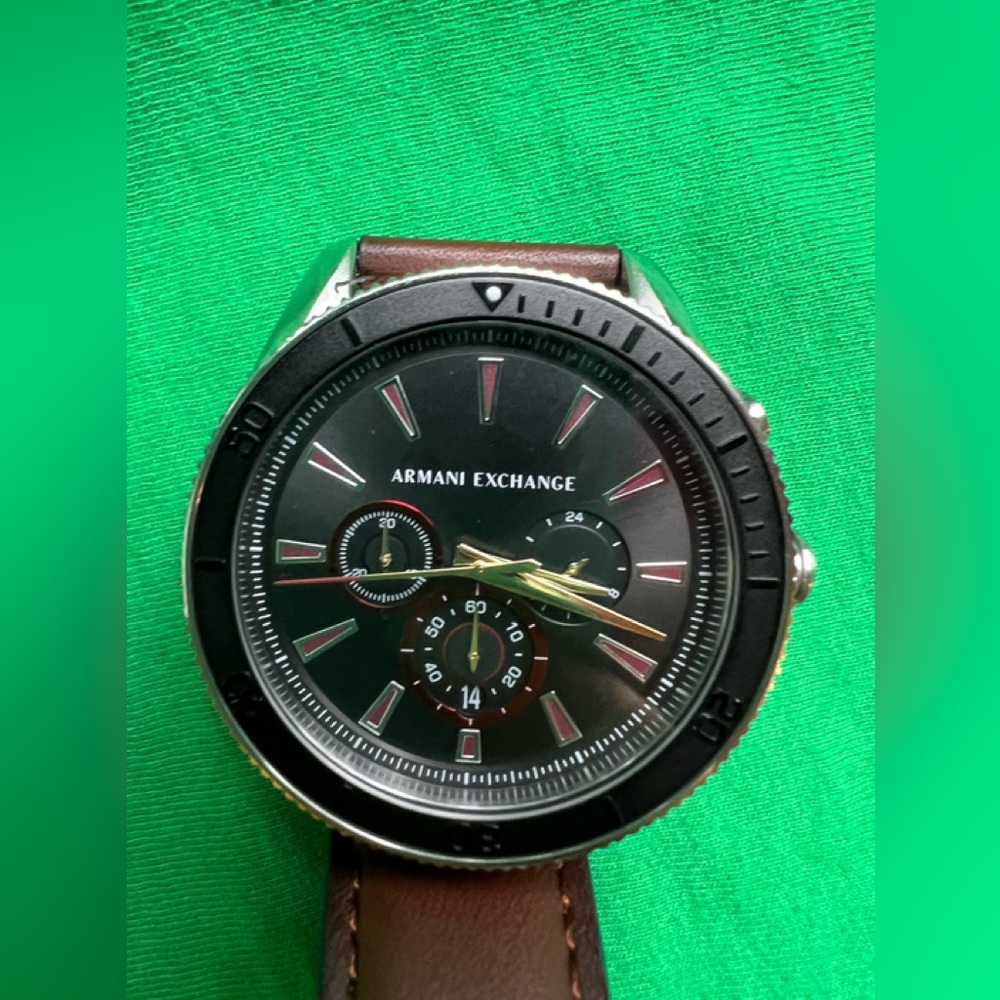 ARMANI EXCHANGE watch for men new without box, measures an inch and a half wide
